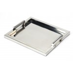 Morante Stainless Steel Rectangular Serving Tray, 3827016