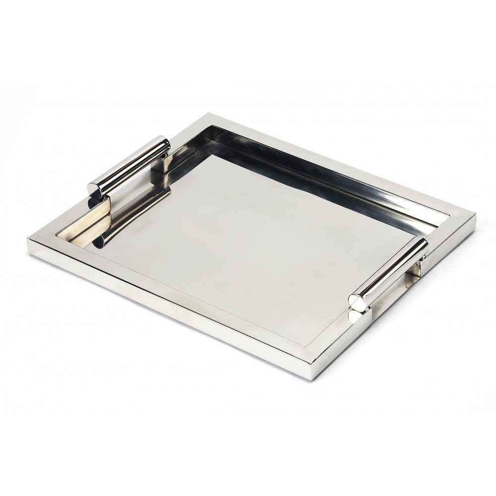 Morante Stainless Steel Rectangular Serving Tray, 3827016