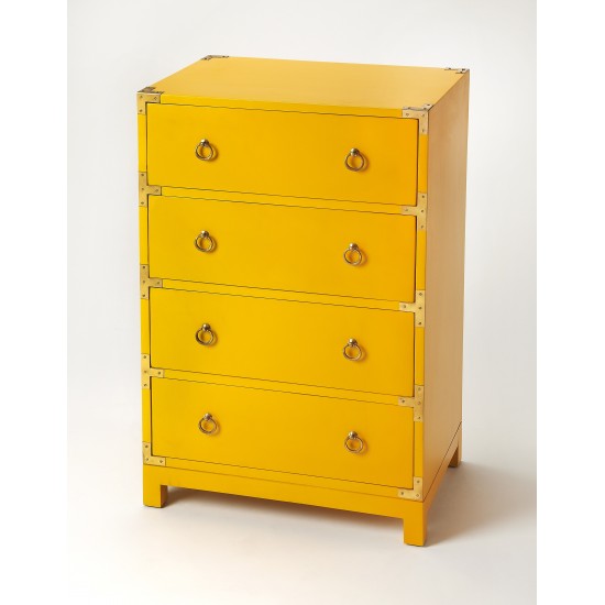 Ardennes Yellow Campaign Accent Chest, 3845289