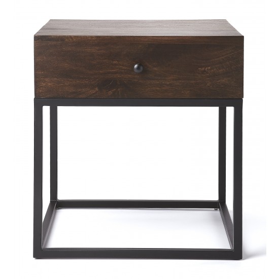 Brixton Coffee & Iron End Table, 3898403