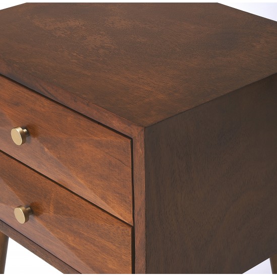 Zelda Olive Ash Nightstand, 3931101