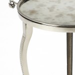 Viola Metal & Mirror End Table, 3947260