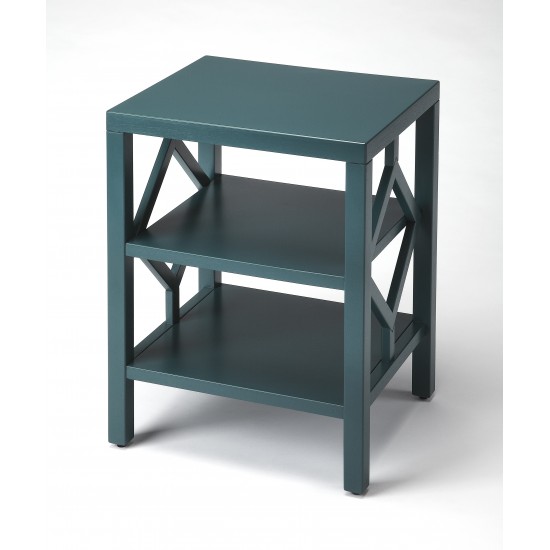 Halcyon Teal End Table, 3954140