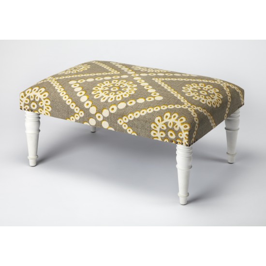 Lucinda Upholstered Cocktail Ottoman, 3957288