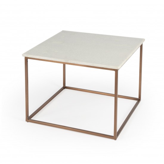 Holland Marble & Metal Coffee Table, 3967389