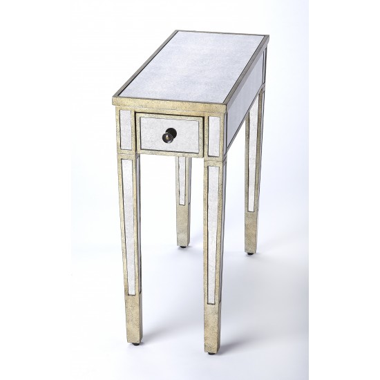 Katarina Mirrored Chairside Table, 3974146