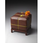 Beecher Leather Bunching Ottoman, 4064260