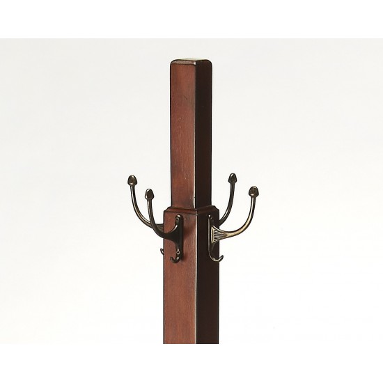 Webster Antique Cherry Coat Rack/Tree, 4114011