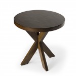 Pendleton Round Praline End Table, 4124245