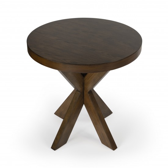 Pendleton Round Praline End Table, 4124245