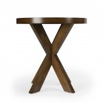 Pendleton Round Praline End Table, 4124245