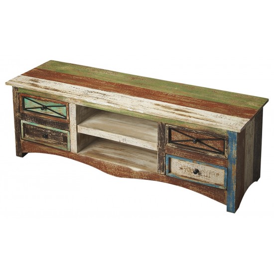 Decatur Recycled Wood Entertainment Console, 4238290