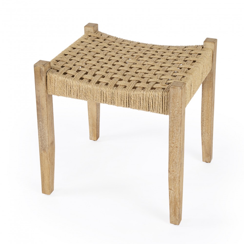 Garner Woven Jute Stool , 4269312