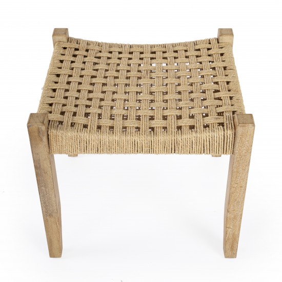 Garner Woven Jute Stool , 4269312