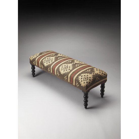 Navajo Jute Upholstered Bench, 4288999