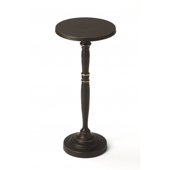 Langford Black Metal End Table, 4325025