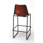 Myles Leather Bar Stool, 4348344