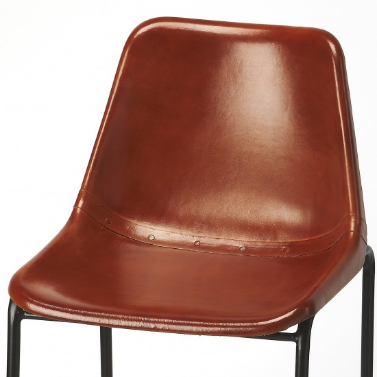 Myles Leather Bar Stool, 4348344