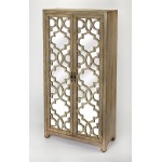 Morjanna Greige Mirrored Armoire, 4356406