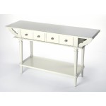 Talia White Console Table, 4375288