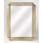 Uptown Gold Rectangular Wall Mirror, 4436226