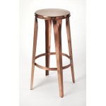 Ulrich Copper Backless Bar Stool, 4447085