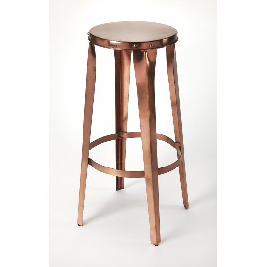 Ulrich Copper Backless Bar Stool, 4447085