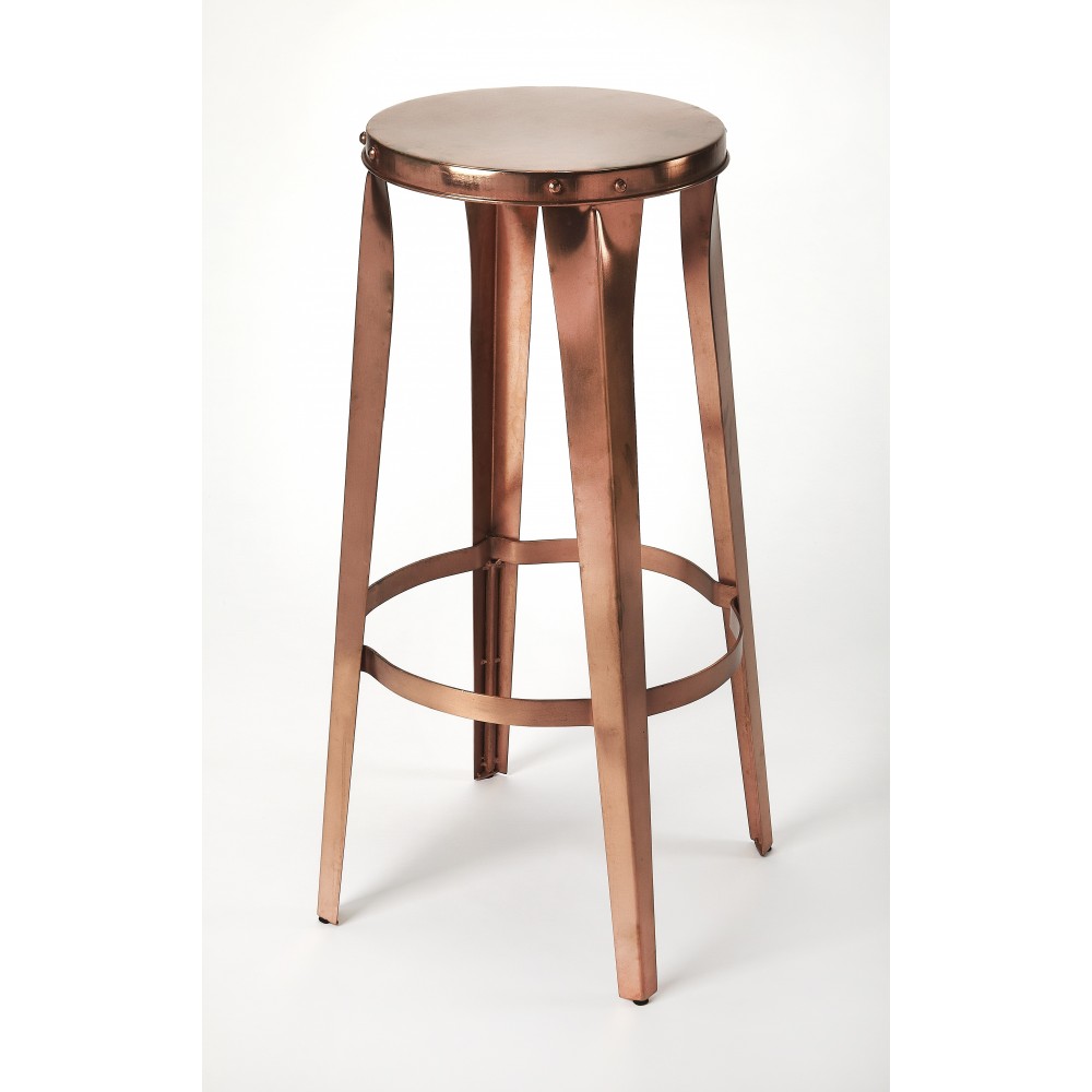 Ulrich Copper Backless Bar Stool, 4447085