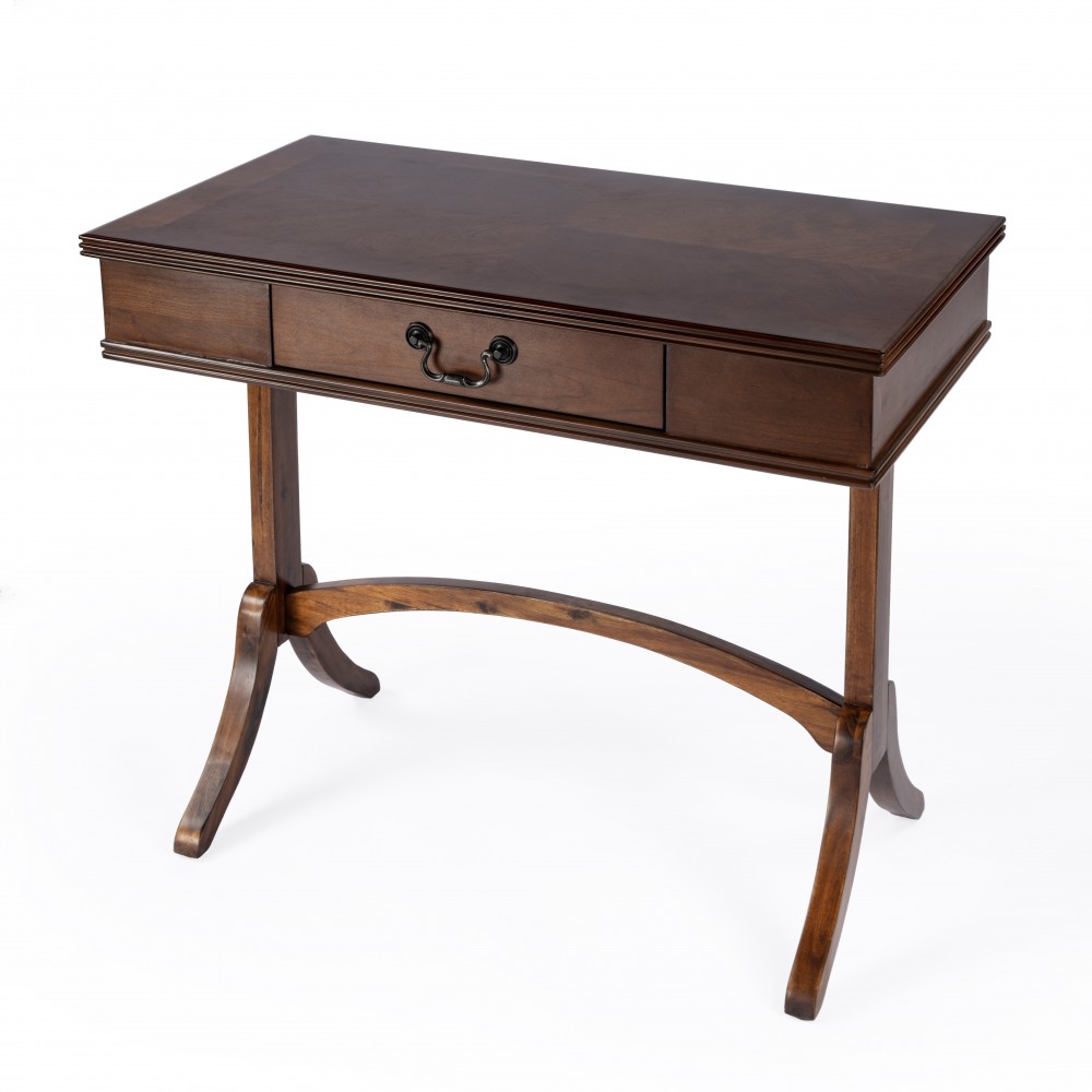 Alta Cherry Brown 1 Drawer Writing Desk, 4456274