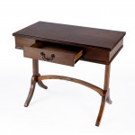 Alta Cherry Brown 1 Drawer Writing Desk, 4456274