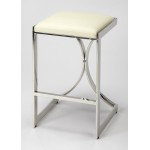 Natalya Silver Counter Stool, 4463220