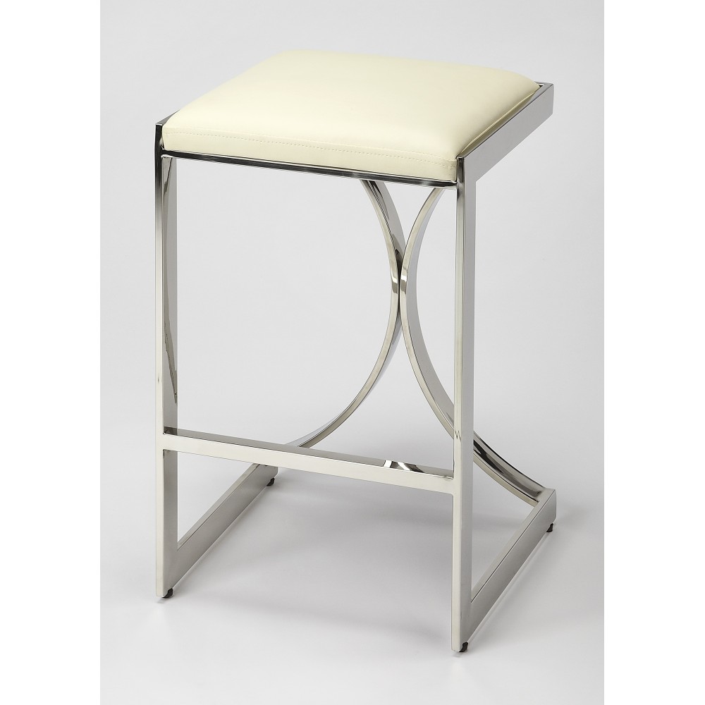 Natalya Silver Counter Stool, 4463220