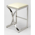 Natalya Silver Counter Stool, 4463220