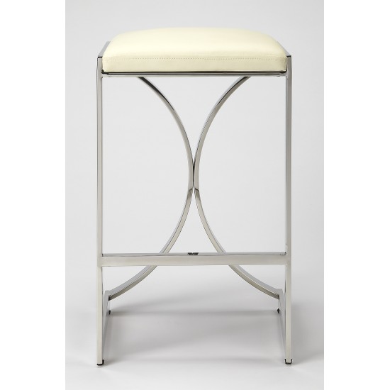 Natalya Silver Counter Stool, 4463220