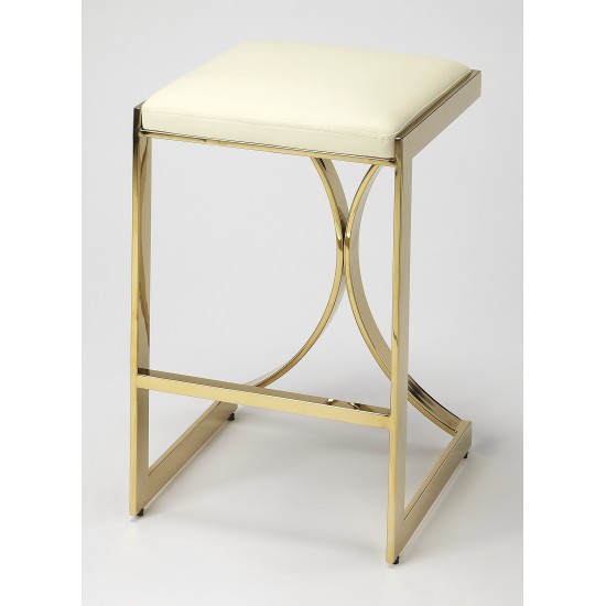 Natalya Gold Counter Stool, 4463402