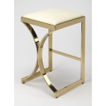 Natalya Gold Counter Stool, 4463402