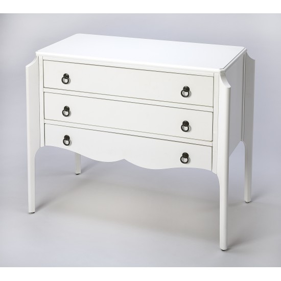 Wilshire Glossy White Accent Chest, 4469304