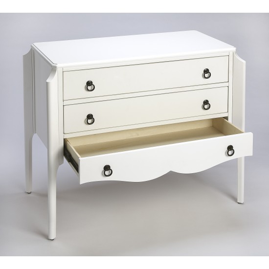 Wilshire Glossy White Accent Chest, 4469304