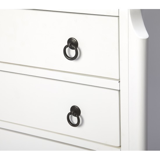 Wilshire Glossy White Accent Chest, 4469304