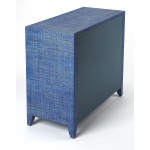 Amelle Blue Raffia Accent Chest, 4483361