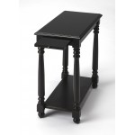 Devane Black Chairside Table, 5017111