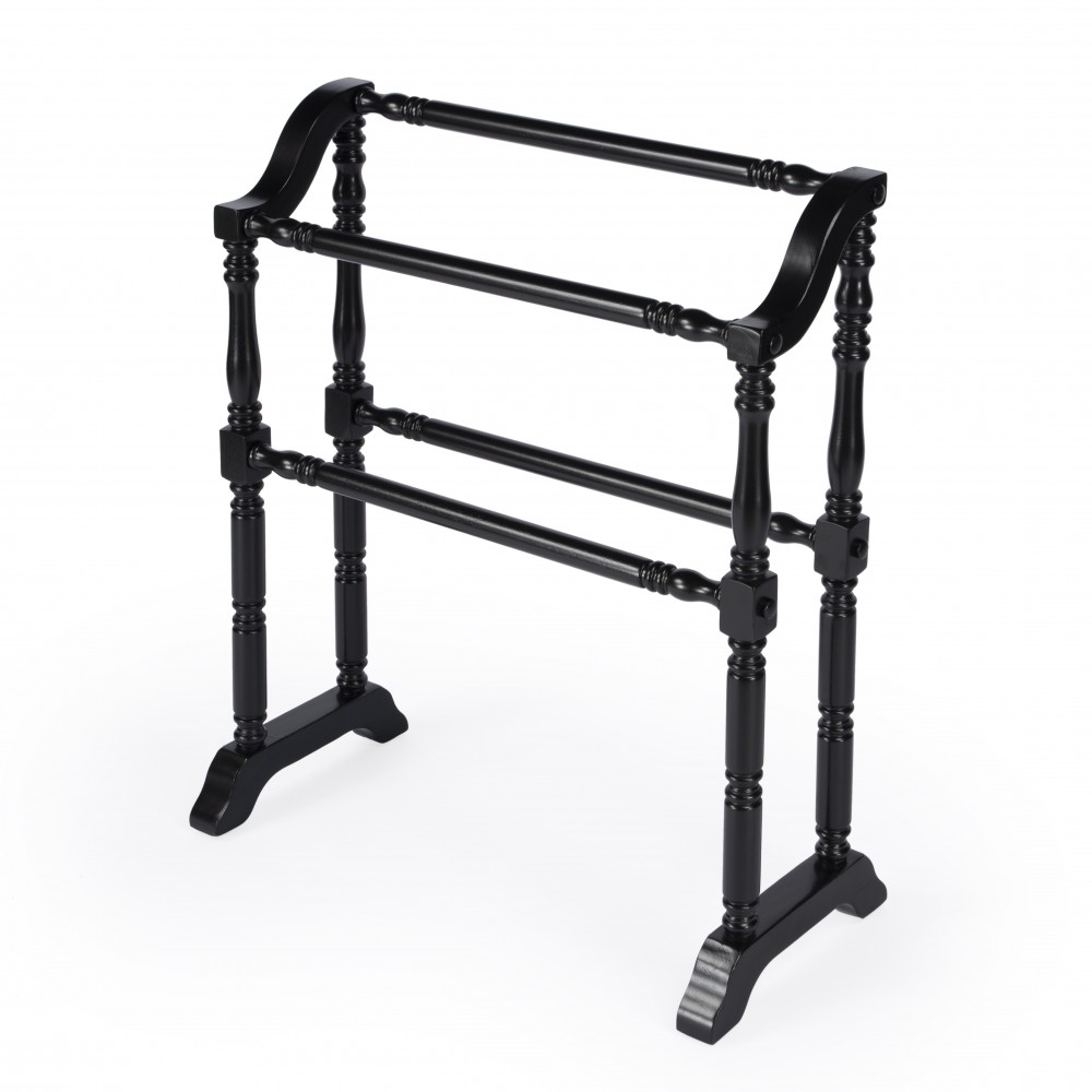 Lillian Black Blanket Rack, 5020111