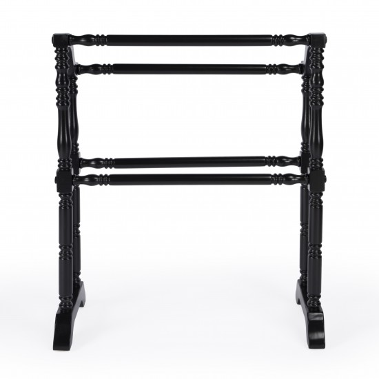 Lillian Black Blanket Rack, 5020111