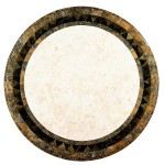 Mabel Fossil Stone Foyer Table, 5026070