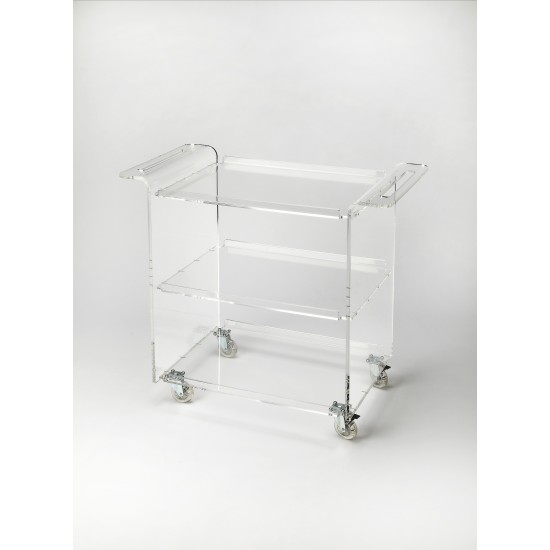 Crystal Clear Acrylic Trolley Server, 5169335