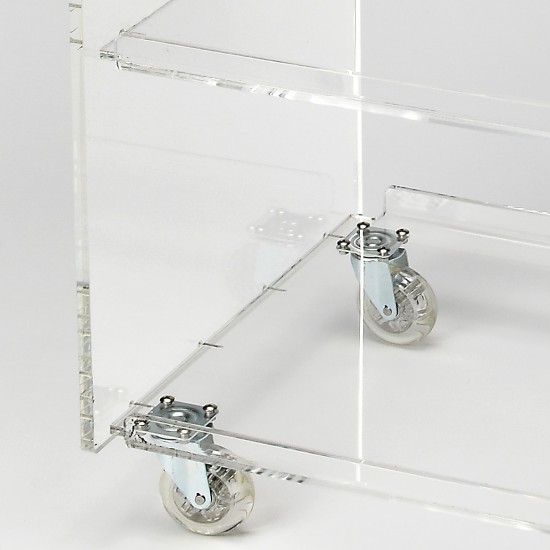 Crystal Clear Acrylic Trolley Server, 5169335