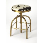 Grogan Hair-On-Hide Barstool, 5238373