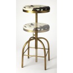 Grogan Hair-On-Hide Barstool, 5238373