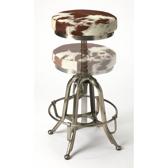 Donovan Hair-On-Hide Barstool, 5240373