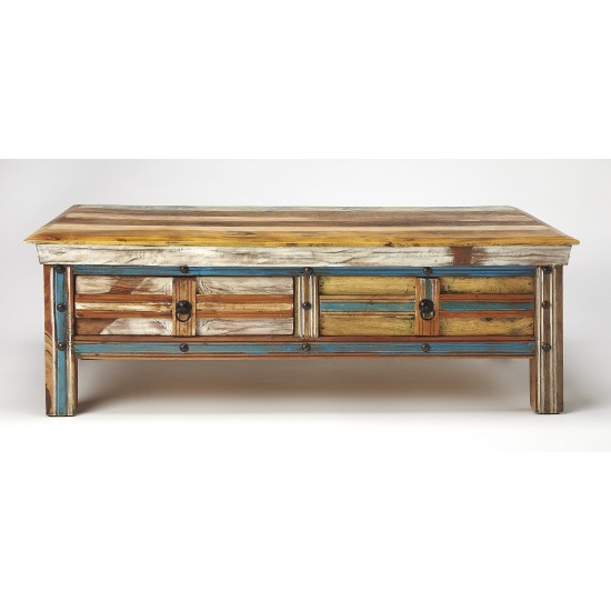 Reverb Painted Rustic Coffee Table, 5259290